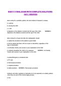 RAD117 FINAL EXAM WITH COMPLETE SOLUTIONS  &NewLine;100&percnt; VERIFIED 