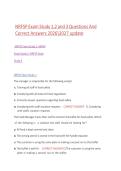 NRFSP Exam Study 1&comma;2 and 3 Questions And &NewLine;Correct Answers 20262027 update