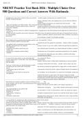 NREMT Practice Test Bank 2026 &vert; 500&plus; EMT Exam Questions with Verified Answers & Detailed Rationales for Emergency Medical Technician Certification