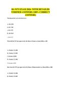 RA 9173 EXAM 2026- WITH DETAILED&NewLine;VERIFIED ANSWERS &lpar;100&percnt; CORRECT&NewLine;ANSWERS&rpar;