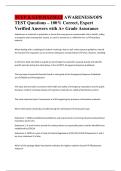 TCFP & GFD HAZMAT AWARENESS&sol;OPS &NewLine;TEST Questions &ndash; 100&percnt; Correct&comma; Expert &NewLine;Verified Answers with A&plus; Grade Assurance 