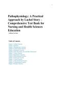 Pathophysiology Practical Approach Test Bank &vert; Lachel Story &vert; Questions and Answers