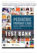 Pediatric Primary Care&colon; Practice Guidelines for Nurses&comma; 5th Edition &ndash; Richardson &lpar;2022&rpar; &vert; Complete Test Bank with Answers&comma; All Chapters&NewLine;