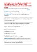 RNSG 2539 FINAL EXAM 2026 &vert; 200 QUESTIONS AND ANSWERS &vert; LATEST UPDATE &vert; 100&percnt; VERIFIED SOLUTIONS &vert; REAL EXAM PREP STUDY GUIDE