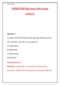 PATHO 370 FINAL EXAM &ndash; 300 ACCURATE QUESTIONS WITH CORRECT ANSWERS & RATIONALES&NewLine;&NewLine;