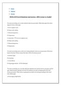 RNSG 2539 Test &num;2 Questions And Answers &sol; 100&percnt; Correct A&plus; Graded