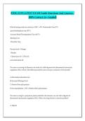 RNSG 2539 LATEST EXAM Guide Questions And Answers &sol; 100&percnt; Correct &lpar;A&plus; Graded&rpar;