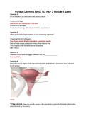 Portage Learning BIOD 152 A&P 2 Module 6 Exam&NewLine;