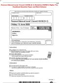Pearson Edexcel Level 1&sol;Level 2 GCSE &lpar;9&ndash;1&rpar; Statistics PAPER 2 Higher Tier&NewLine;Combined Question Paper and Mark Scheme 