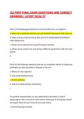ILE PREP FINAL EXAM QUESTIONS AND CORRECT ANSWERS&vert; LATEST 2026&sol;27