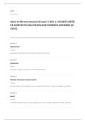 microeconomics EXAM A&plus; GRADE ASSURED COMPLETE SOLUTIONS AND VERIFIED ANSWERS