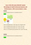 BIO 2100&sol; BIO2100 Exams PACKAGE DEAL&vert; BUNDLE contains the latest Microbiology for Health Professionals Exams 1&comma;2&comma;3&comma;5 with Verified Answers &vert; 100&percnt; Correct&vert; Graded A  for Galen college of Nursing - Guaranteed Pass&period;