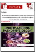 Test bank for Understanding Pathophysiology&comma; 8th Edition by Sue E&period; Huether&comma; Kathryn L&period; McCance and Valentina L&period; Brashers isbn-9780323938051 All Chapters 1-44 Verified Latest Edition Guaranteed Pass&NewLine;