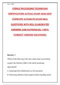STERILE PROCESSING TECHNICIAN CERTIFICATION EXAM PREP 2026 &ndash; 300&plus; QUESTIONS & ANSWERS &vert; CRCST & CIS&comma; CBSPD&comma; NYS&NewLine;&NewLine;