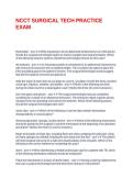 NCCT SURGICAL TECH PRACTICE EXAM