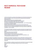 NCCT SURGICAL TECH EXAM REVIEW