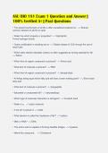 ASU BIO 181 Exam 1 Question and Answer &vert;&NewLine;100&percnt; Verified A&plus; &vert; Past Questions