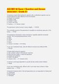 ASU BIO 181 Exam 1 Question and Answer&NewLine;2026&sol;2027 &vert; Grade A&plus;