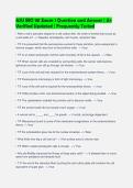 ASU BIO 181 Exam 1 Question and Answer &vert; A&plus;&NewLine;Verified Updated &vert; Frequently Tested