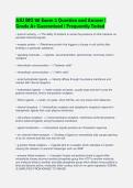 ASU BIO 181 Exam 2 Question and Answer &vert;&NewLine;Grade A&plus; Guaranteed &vert; Frequently Tested&NewLine;