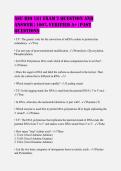 ASU BIO 181 Exam 2 Question and&NewLine;Answer &vert; 100&percnt; Verified A&plus; &vert; Past&NewLine;Questions