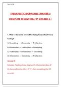 THERAPEUTIC MODALITIES FINAL EXAM REVIEW 2026 &ndash; 300 REAL QUESTIONS WITH CORRECT ANSWERS & RATIONALES &lpar;CHAPTER 5&rpar;&NewLine;&NewLine;