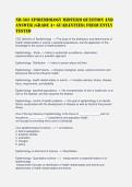 NR-503 Epidemiology Midterm Question and&NewLine;Answer &vert; Grade A&plus; Guaranteed &vert; Frequently&NewLine;Tested&NewLine;