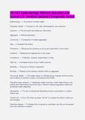 NR-503 Epidemiology Midterm Question and&NewLine;Answer &vert; A&plus; Verified Updated &vert; Frequently Tested