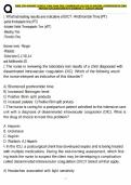 RNSG 2539 NURSING CLINICAL FINAL EXAM 2026&comma; CHAMBERLAIN COLLEGE OF NURSING&comma; COMPREHENSIVE EXAM PREPARATION QUESTIONS WITH ANSWERS A&plus; ALREADY GRADED