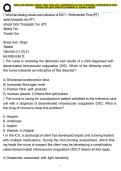 RNSG 2539 NURSING CLINICAL FINAL EXAM 2026&comma; CHAMBERLAIN COLLEGE OF NURSING&comma; COMPREHENSIVE EXAM PREPARATION QUESTIONS WITH ANSWERS A&plus; ALREADY GRADED