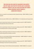 WGU D635 OBJECTIVE ASSESSMENT EXAM NEWEST &NewLine;2026 TEST BANK&vert; WGU PRACTICES FOR INCLUSIVE CLASSROOMS  &NewLine;EXAM WITH COMPLETE 100&plus; REAL EXAM QUESTIONS AND CORRECT  &NewLine;VERIFIED ANSWERS&sol; ALREADY GRADED A&plus;  &NewLine;&lpar;BRAND NEW VERSION&excl;&excl;&rpar;