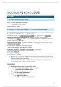 Sociale Psychologie Samenvatting &vert; Universiteit Gent &vert; 2025&sol;26