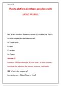VLOCITY PLATFORM DEVELOPER EXAM 2026 &ndash; 300 REAL QUESTIONS WITH CORRECT ANSWERS & RATIONALES &lpar;OMNISCRIPTS&comma; DATARAPTORS&comma; INTEGRATION PROCEDURES&comma; CARDS&comma; PRICEBOOKS&rpar;&NewLine;&NewLine;