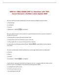 NSG121- FINAL EXAM &lpar;UNIT 3&rpar; &vert; Questions with 100&percnt;&NewLine;Correct Answers &vert; Verified &vert; Latest Update 2026