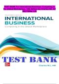 TEST BANK For International Business&colon; Competing in &NewLine;the Global Marketplace&comma; 14th Edition By Charles Hill&period; All &NewLine;SECTIONs 1-20
