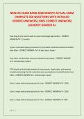 NERC RC EXAM BANK 2026 NEWEST ACTUAL EXAM &NewLine;COMPLETE 350 QUESTIONS WITH DETAILED &NewLine;VERIFIED ANSWERS &lpar;100&percnt; CORRECT ANSWERS&rpar; &NewLine;&sol;ALREADY GRADED A&plus;