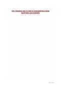 EPIC TRAINING&colon; COG170 COGITO FUNDAMENTALS EXAM QUESTIONS AND ANSWERS&period;