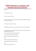 FISDAP Readiness Exam 2 &ndash; EMS Program 2025 &ndash; Remediation Practice Questions with Correct Answers