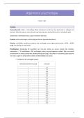 &lpar;14&sol;20&rpar; Samenvatting &OpenCurlyDoubleQuote;Algemene psychologie" &lpar;psychologie&comma; VUB&rpar;