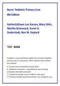 Pediatric Primary Care Test Bank &vert; Burns 8th Edition &vert; 1500&plus; Practice Questions &vert; NCLEX Pediatric Review & PNP Exam Prep