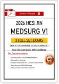 2026 Med Surg HESI Exam V1 &vert; NGN-Style questions&comma; Case Scenarios &vert; Instant Pdf Download