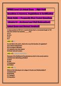 NPDES Level 1A Actual Exam  &vert; High-Yield &NewLine;Questions & Answers&comma; Regulations & Certification &NewLine;Study Guide &vert; Frequently Most Tested Questions&NewLine; &vert;Graded A&plus; &comma;Reviewed and Well Rationalized&vert; &NewLine;Latest Exam and Newest Version&excl;&excl;&excl;&NewLine;