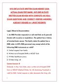 NYS EMT-B STATE WRITTEN EXAM PREP 2026 &ndash; 450&plus; REAL TEST QUESTIONS & VERIFIED ANSWERS &vert; PASS THE NEW YORK EMT CERTIFICATION&NewLine;&NewLine;