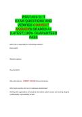   WGU - Emerging Technologies in Cybersecurity&semi;WGU Intro to IT&semi;WGU D430 Fundamentals of Information Security Information Assurance EXAM QUESTIONS AND VERIFIED CORRECT ANSWERS GRADED A&plus; -LATEST - 100- GUARANTEED PASS&period;