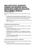 HESI CASE STUDY&colon; ADVANCED CARDIAC LIFE SUPPORT &lpar;ACLS&rpar;&semi; SEPSIS WITH COMPLETE SOLUTION 100&percnt; CORRECT RATED A&plus;