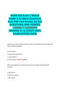 NURS 623 Exam 3 Mental Health & GI &lpar;Most Questions from FNP Cert Review 3rd Ed&rpar; QUESTIONS AND VERIFIED CORRECT ANSWERS GRADED A&plus; -LATEST - 100- GUARANTEED PASS&period;docx&NewLine;&NewLine;