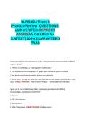 NURS 623 Exam 3 Practice Review QUESTIONS AND VERIFIED CORRECT ANSWERS GRADED A&plus; -LATEST - 100- GUARANTEED PASS&period;docx&NewLine;&NewLine;