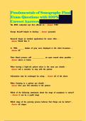Fundamentals of Sonography Final Exam Questions with 100&percnt; Correct Answers