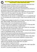 NUR 417 MEDICAL-SURGICAL NURSING FINAL EXAM STUDY GUIDE COMPREHENSIVE Q&A REVIEW MATERIAL A&plus; ALREADY GRADED NEWEST VERSION