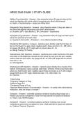 &NewLine;NRSG 3345 EXAM 1 STUDY GUIDE